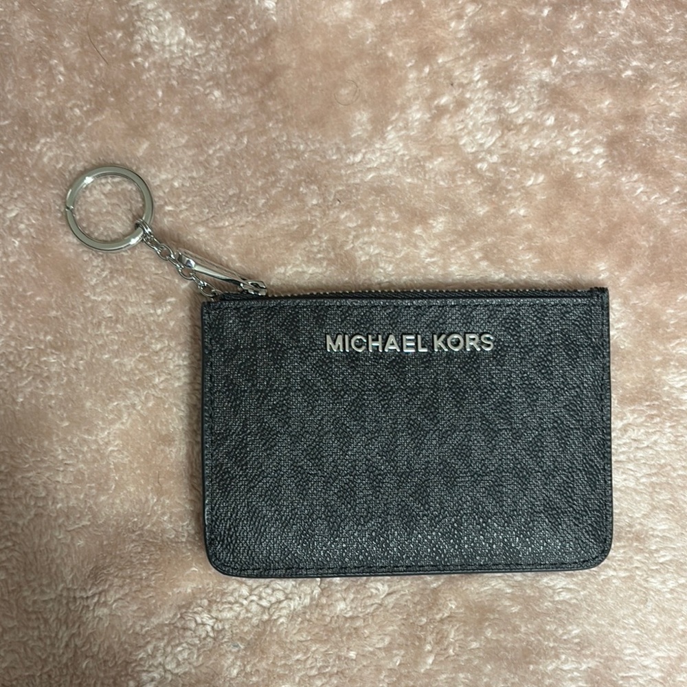 Michael Kors Black Keychain Wallet